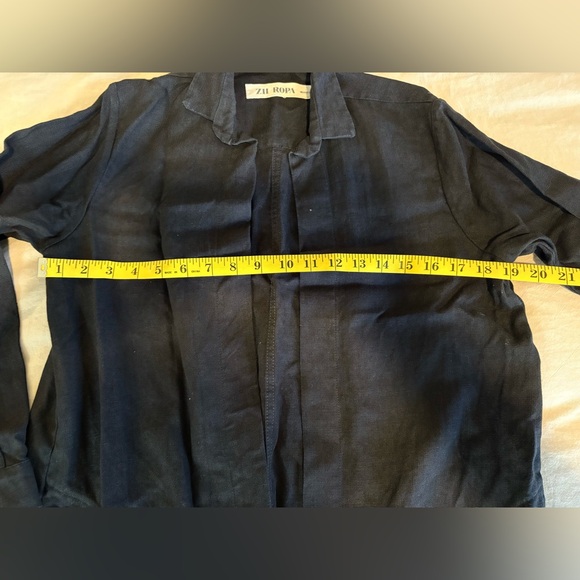 Zii Ropa duster linen coat - Picture 9 of 15